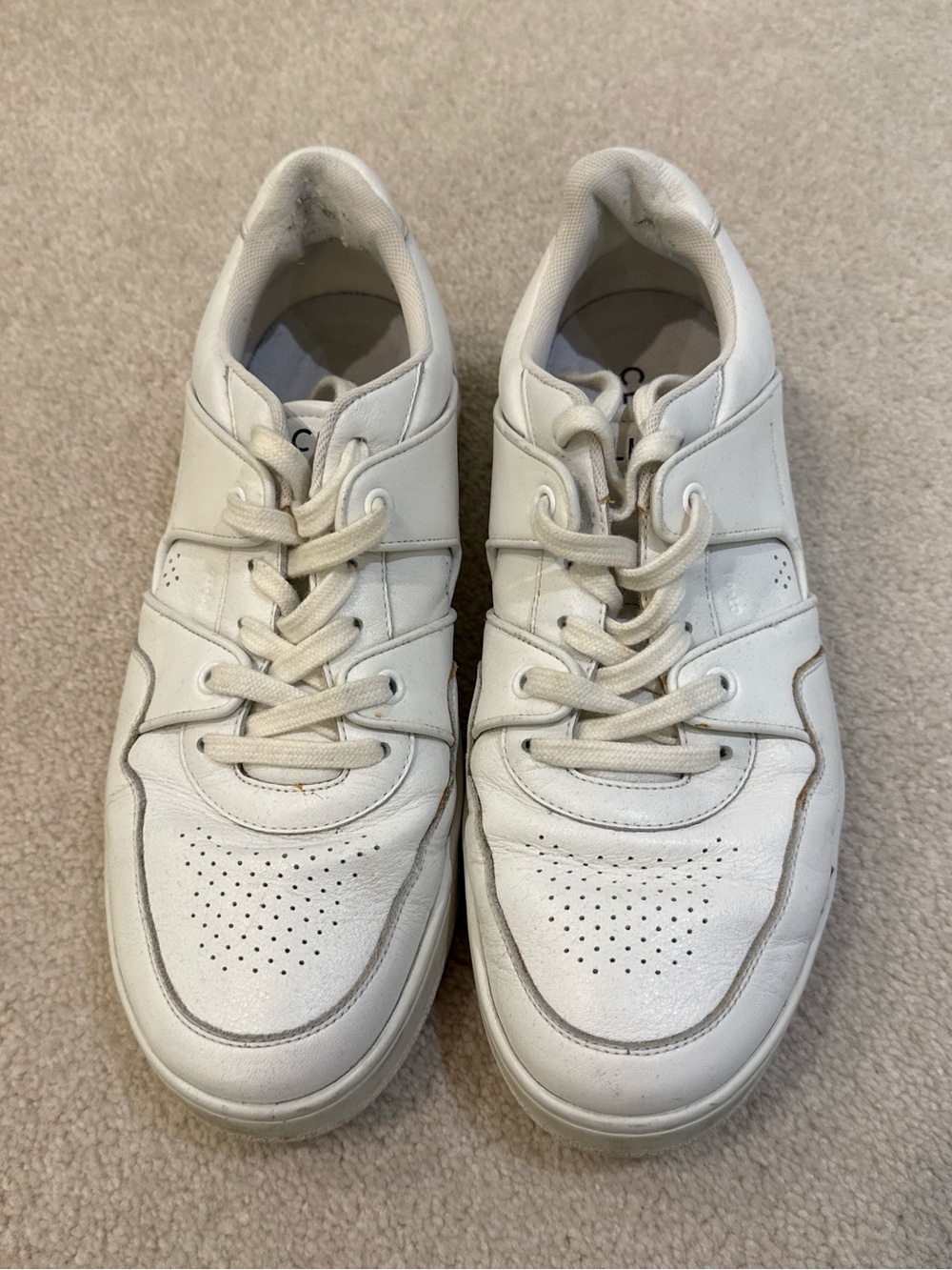 Celine White Leather Men's Sneakers